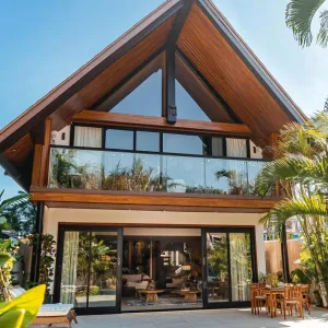 Treetop Minimalism: A-Frame Delight