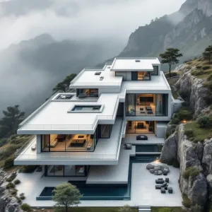 Cliffside Concrete Cloud Abode