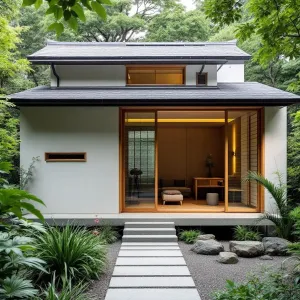 Zen Retreat with Greenery Embrace