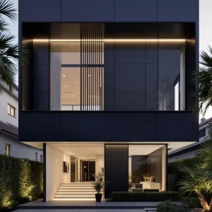 Boxy Brilliance in Urban Oasis