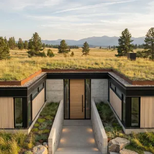 Grassland Courtyard Earth Home