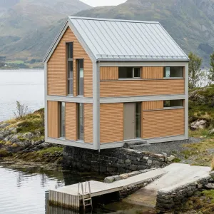 Harbor Stilt House By Quiet Inlet