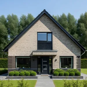 Brick Bliss: A House with Perfect Angles