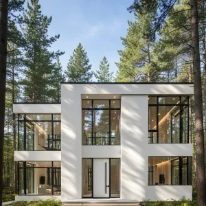 A Glassy Sanctuary in the Woods