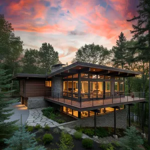 Mid-Century Loft Amongst the Pines
