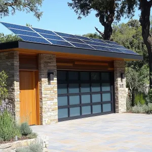 Garage With Solar Panels