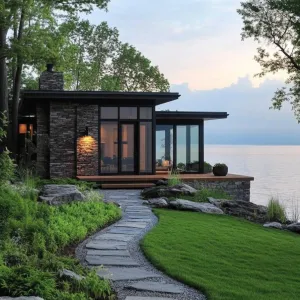 Modern Lakeside Sanctuary