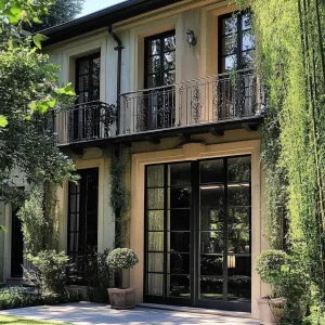Mixed Materials With Bamboo Accents and Natural Tones