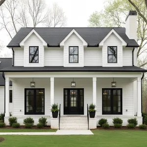 Porched Triple-Gable Colonial Refresh