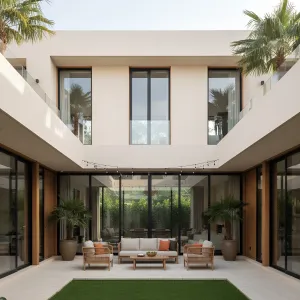 Heavenly Hideaway: The Courtyard Chill Zone