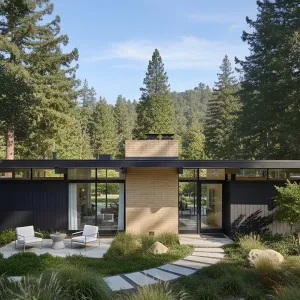 Chic Concrete Jungle Under the Pines