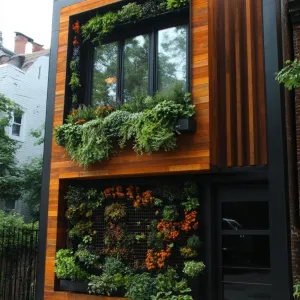 Urban Jungle Facade: A Verdant Delight