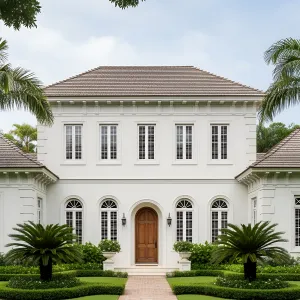 Colonial Chic in the Tropical Green