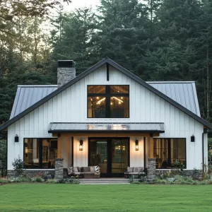 Barn-Style Beauty Nestled in the Pines