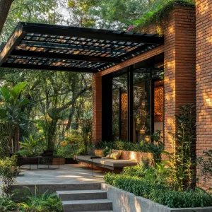 Brick Haven in a Leafy Embrace