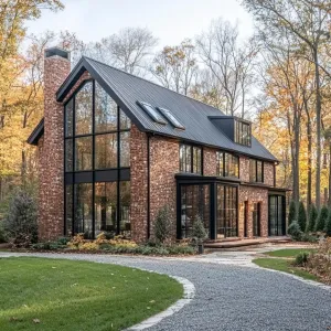 Brick-Lined Bliss in Forest Harmony