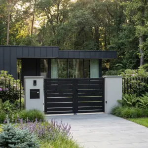 Forest Edge Hideaway With Matte Gate