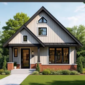 Snug Haven with Brick and Beam