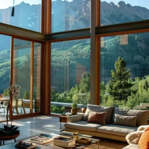 Glass Wall Living Rooms