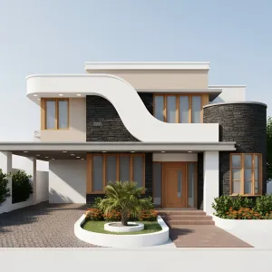 Curved Cascade Modern Retreat