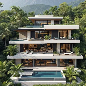 Hilltop Haven: Elegance Among Palms