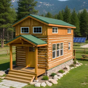Quaint Cabin Perched in Paradise