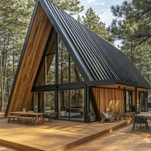 A-Frame Cabin: Pointy Paradise in the Pines