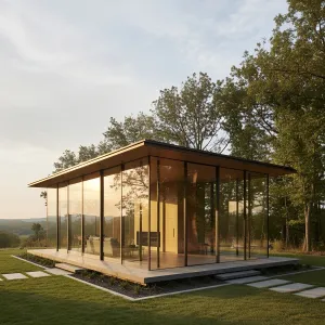 Sunwash Edge Glass Pavilion