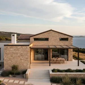Sea-Breeze Limestone Pavilion