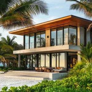 Palm Paradise: A Sunlit Coastal Sanctuary