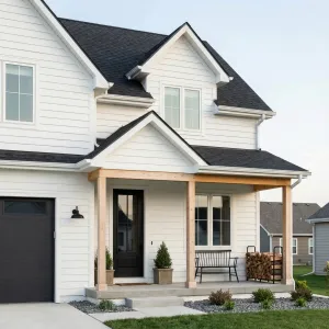 Modern Farmhouse With Warm Wood Accents