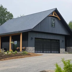 Sleek And Modern Barndominium Hideaway