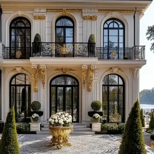 Regal Residence with Gilded Glamour