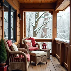 Winter Porch Bliss