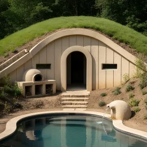 Subterranean Serenity by the Poolside