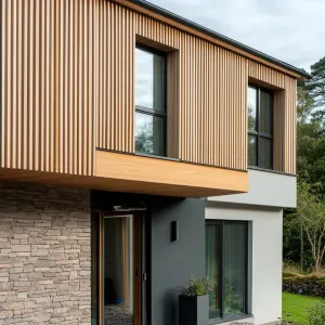 Modern Charm: The Timber Clad Haven