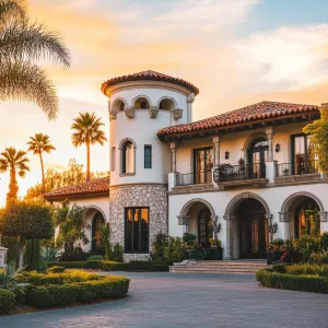 A Mediterranean Towered Masterpiece