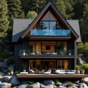 A-Frame Nirvana: Lakefront Bliss