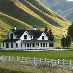 Whimsical White House on the Green