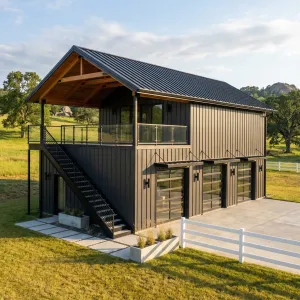 Fieldview Barndo With Lofted Roof Lounge
