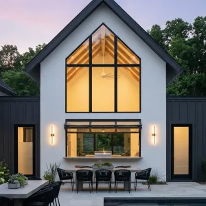 Tall Gable Poolside Lounge House