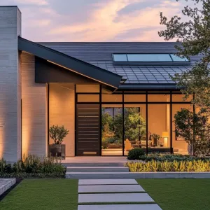 Under the Evening Sky: The Contemporary Bungalow Abode