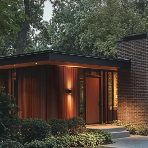 A Mid-Century Oasis Among the Trees