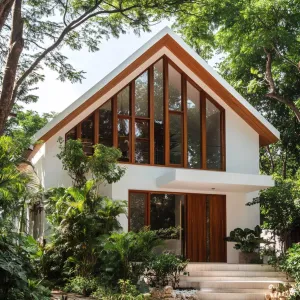 Tropical Haven: A-Frame Delight