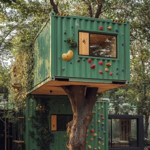 Adventure Climbing Wall Cabin