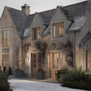 Frost-Kissed Charm with Ivy-Touched Elegance