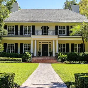 Colonial Calm: A Sunlit Stroll