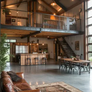 Barn Loft Bliss: Modern Meets Rustic