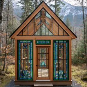 Evergreen Artglass Gable Retreat
