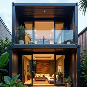 Stacked Steel Sanctuary: A Cozy Escape